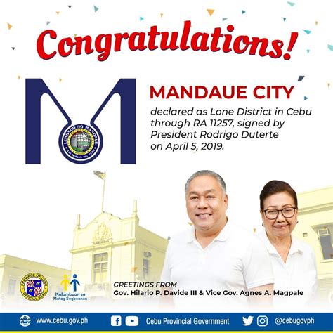 congressional district of mandaue city|Mandaue's at.